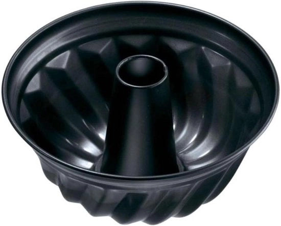 Cappuccio a forma di tulband - rivestimento antiaderente - 1 pezzo - metallico nero - Ø 25 cm