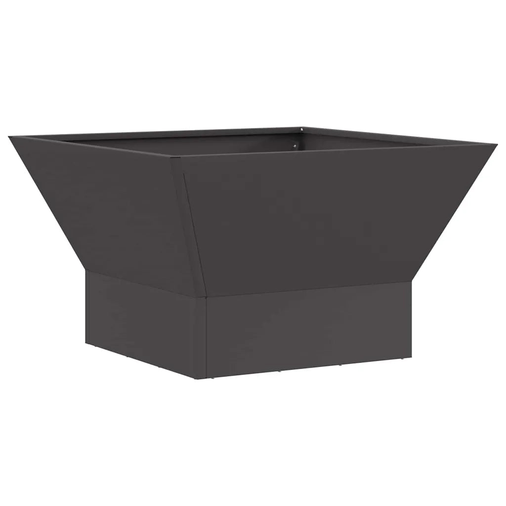 Braciere Nero 60 x 60 x 35 cm Acciaio Corten 858910