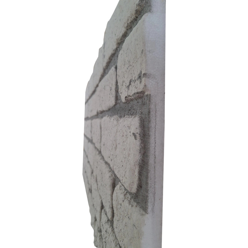 Newcastle -  Pannello finto mattone in EPS Resinato finitura ruvida Misura 100x50 Cm spessore 2 cm - RETAIL BOX da 10 pannelli (sviluppano 5 MQ)