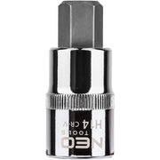 Topex 08-776 inserto esagonale c con bussola 1/2, h14 x 55 mm ds