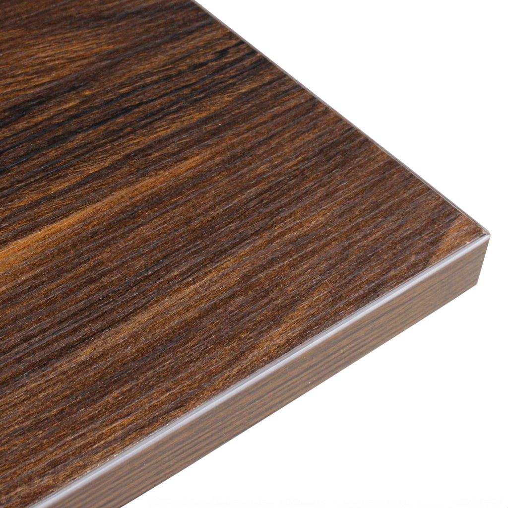 Oviala - Piano tavolo in melaminico 120 x 60 cm legno scuro