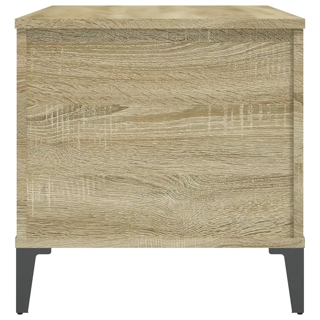Tavolino Salotto Rovere Sonoma 90x44,5x45 cm Legno Multistrato 819591