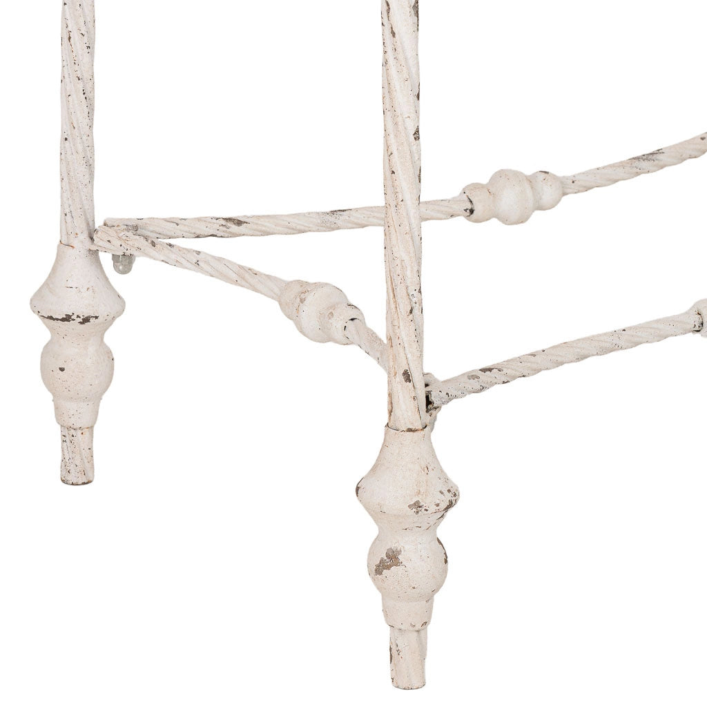 Tavolino laterale in legno marrone, 65x45x83 cm (altezza)