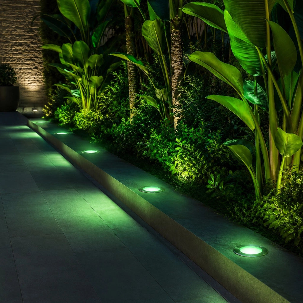 Faretto calpestabile per lampadine a LED con attacco GU10 segnapasso luce da incasso giardino viale IP65