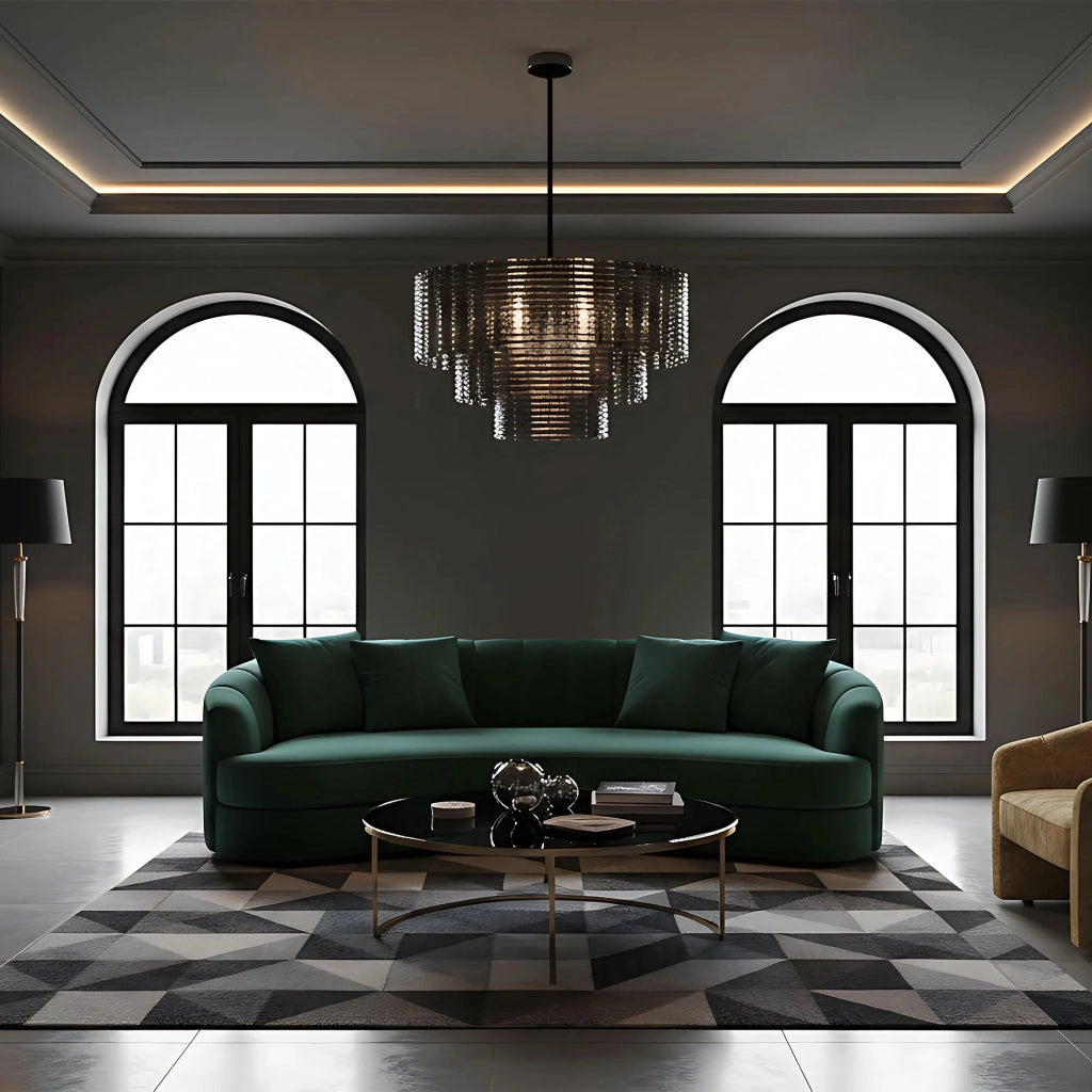 Lampadario A Sospensione Da Soffitto APP1678-8CP Grigio