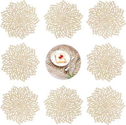 Tavolo di PVC elegante - Sostenibile e antiaderente - Adatto per feste - 6 pezzi - Metallic