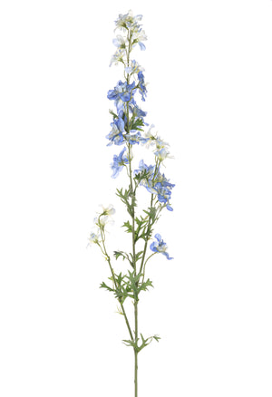 Set 4 Fiori Artificiali di Delphinium Composto da 3 Fiori H 93 cm