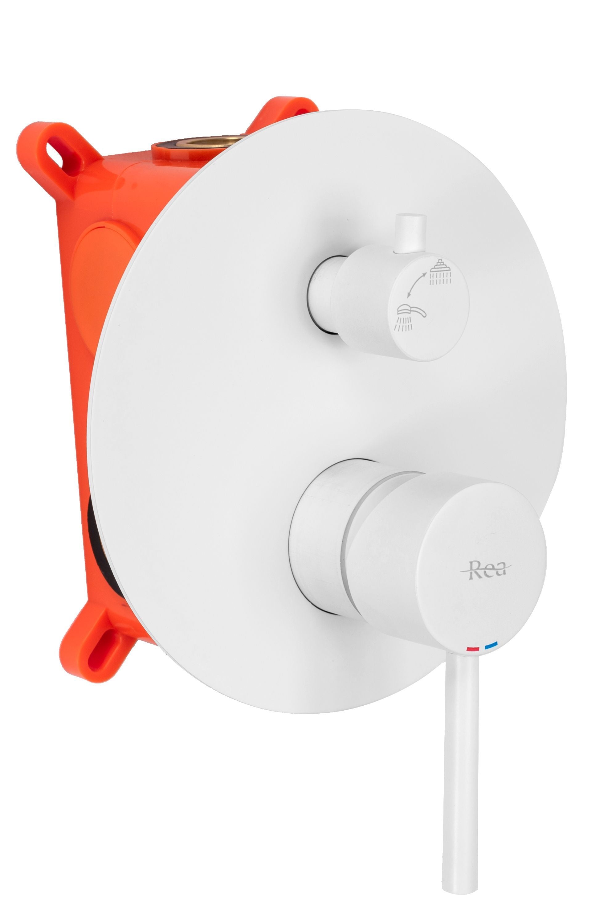 Set Doccia Da Incasso Rea Lungo White + Box