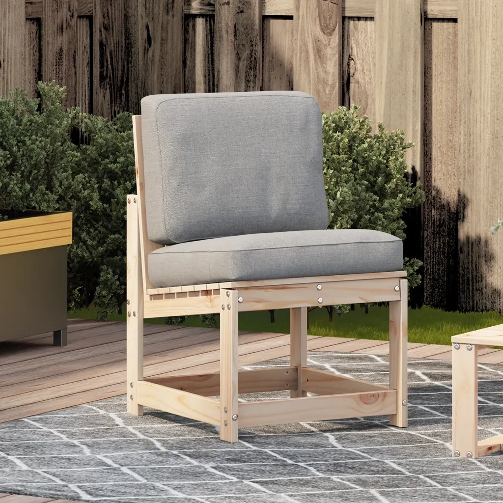 Sedia da Giardino 50,5x55x77 cm in Legno Massello di Pinocod mxl 92773