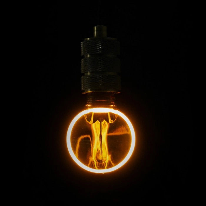 Lampadina LED decorativa G80 fumé E27 4W 100lm 1800K