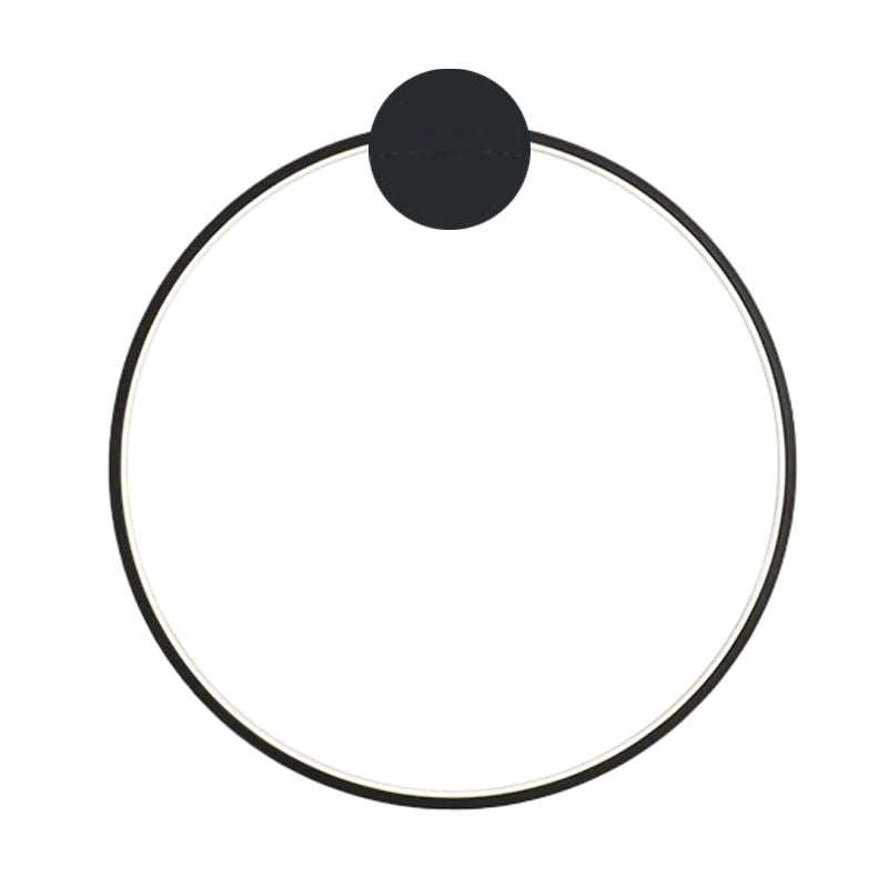 Lampada Da Parete Led App1386-cw Black 40cm