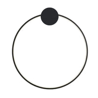 Lampada Da Parete Led App1386-cw Black 40cm