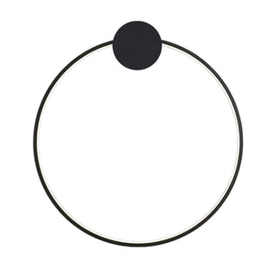 Lampada Da Parete Led App1386-cw Black 40cm