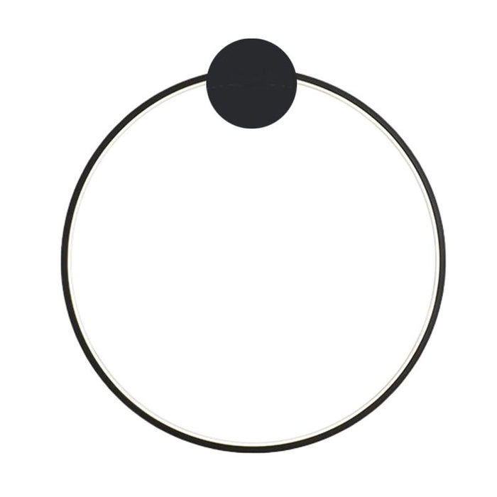 Lampada Da Parete Led App1386-cw Black 40cm