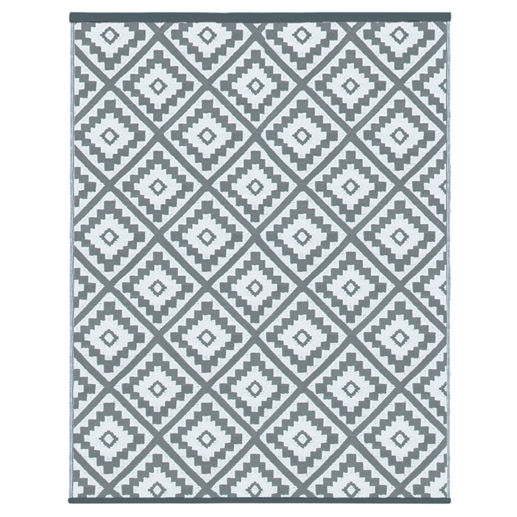 IDMarket - Tappeto per esterni BAHAMAS grigio 120 x 180 CM