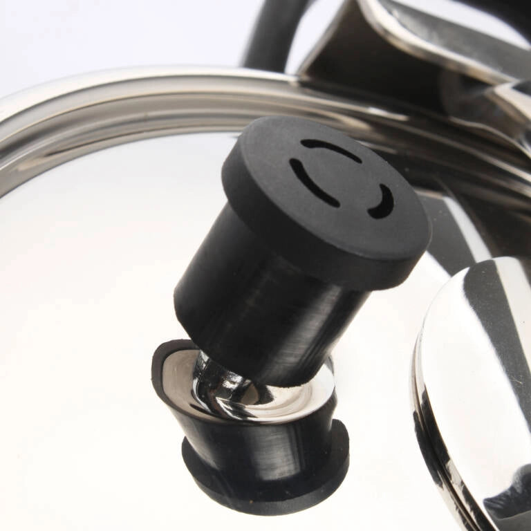 Pentola a pressione 6 litri acciaio inox 18/8, diametro 22 cm, 60kPa, fondo termodiffusore, per tutti i fuochi - SOGO