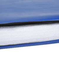 Tappetino Ginnastica Pieghevole Antiscivolo 180x60x5 cm Materassino Fitness Blu