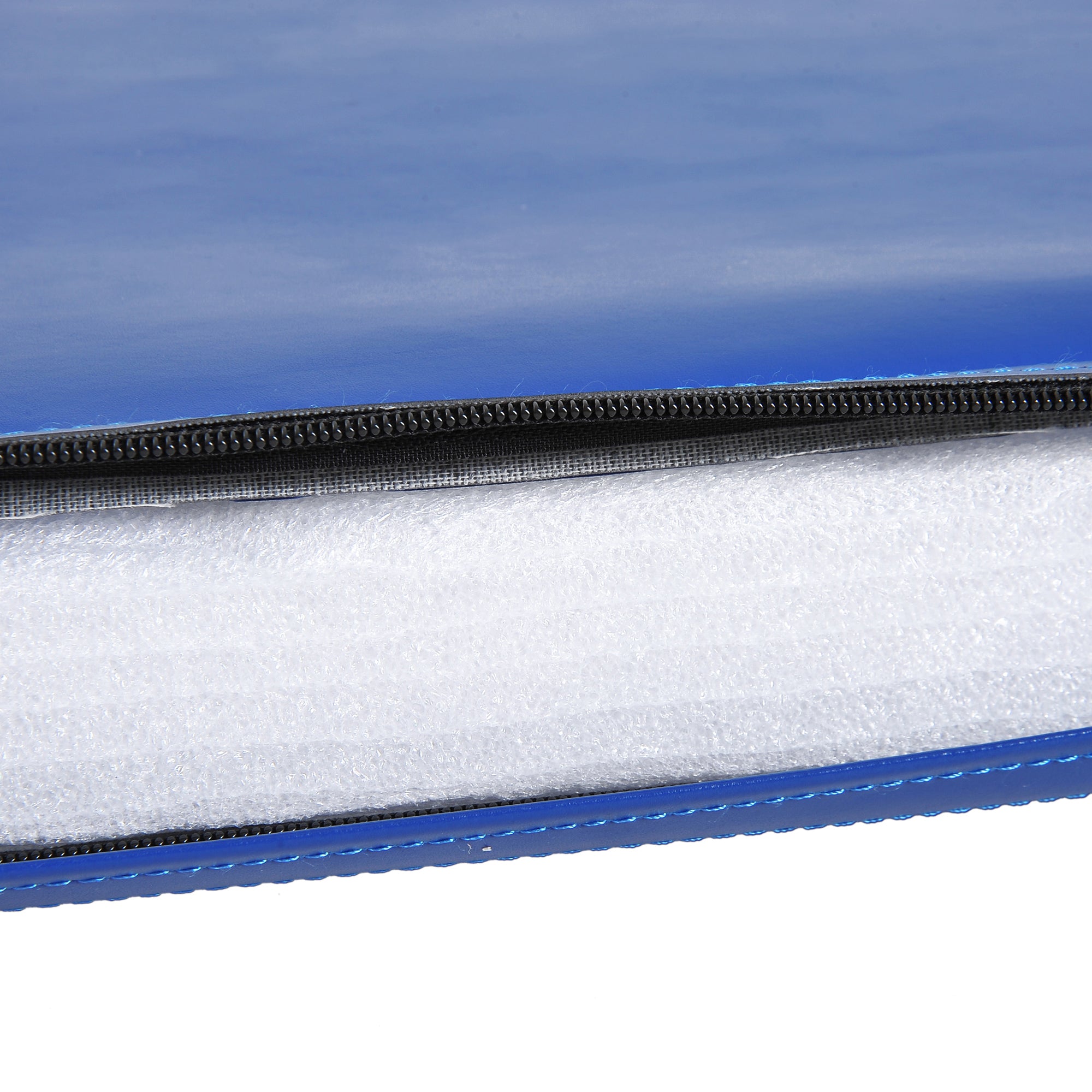 Tappetino Ginnastica Pieghevole Antiscivolo 180x60x5 cm Materassino Fitness Blu