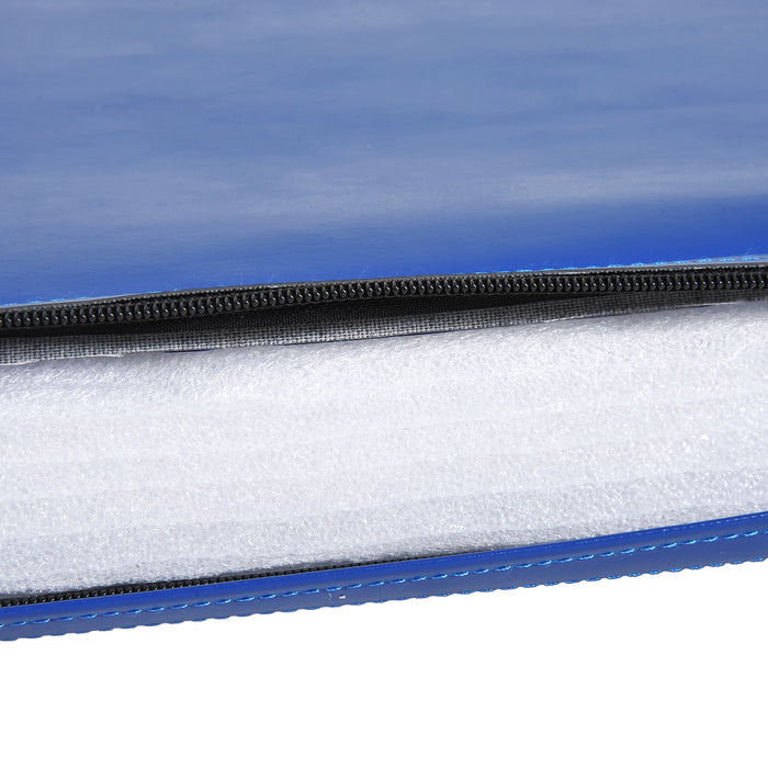 Tappetino Ginnastica Pieghevole Antiscivolo 180x60x5 cm Materassino Fitness Blu