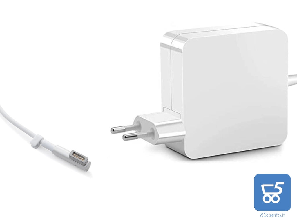 Alimentatore Caricatore 85W 18,5V 4,6A L shape MagSafe compatibile APPLE MacBook Pro