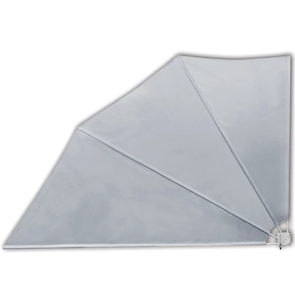 Tenda Laterale per Balcone Pieghevole Grigia 160x240 cm cod mxl 47570