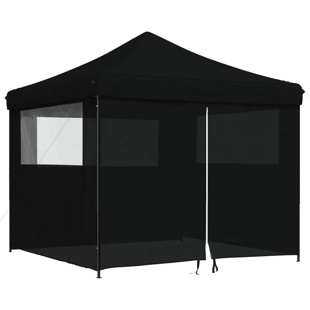 Tenda Party Nero 292 x 292 x 315 cm Tessuto Oxford 42023572