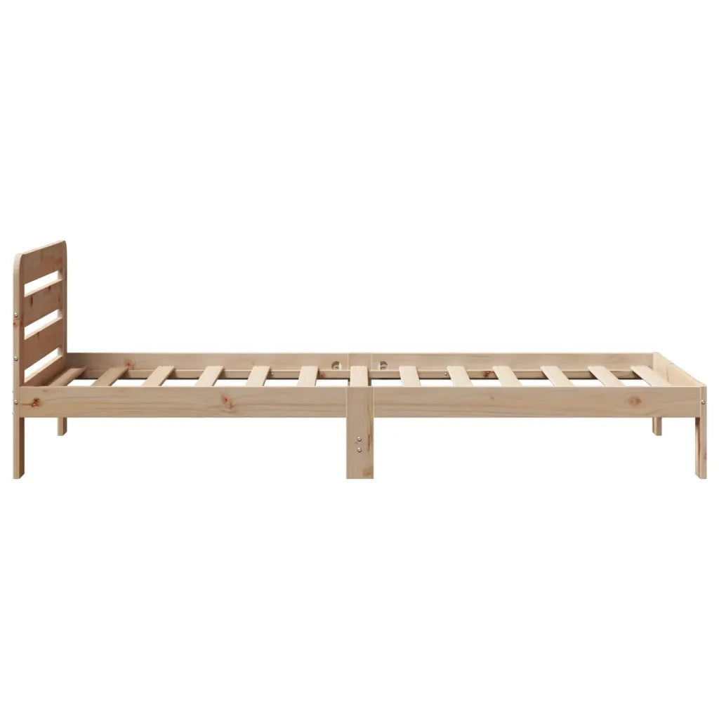 Letto singolo | Letto per adulti | Letto senza Materasso 90x200 cm in Legno Massello di Pino