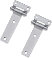 Contenitore a T di tipo Scharnieren in acciaio inossidabile - Larghezza 135x58mm - Piatto di 2 pezzi per camion e caravan