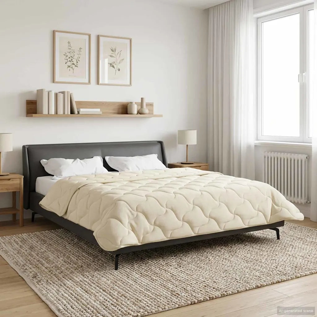 Piumone Completo Annuale Trapuntato Crema 220 x 260 cm 42026299