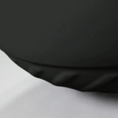Lavabo da appoggio 40 cm nero lucido con rilievi sul fondo  Logos