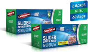 Set di contenitori a sfiatatoio, 60 litri, inscatolabili, 1 litro, con fondo espandibile, adatti per congelatore e forno a microonde