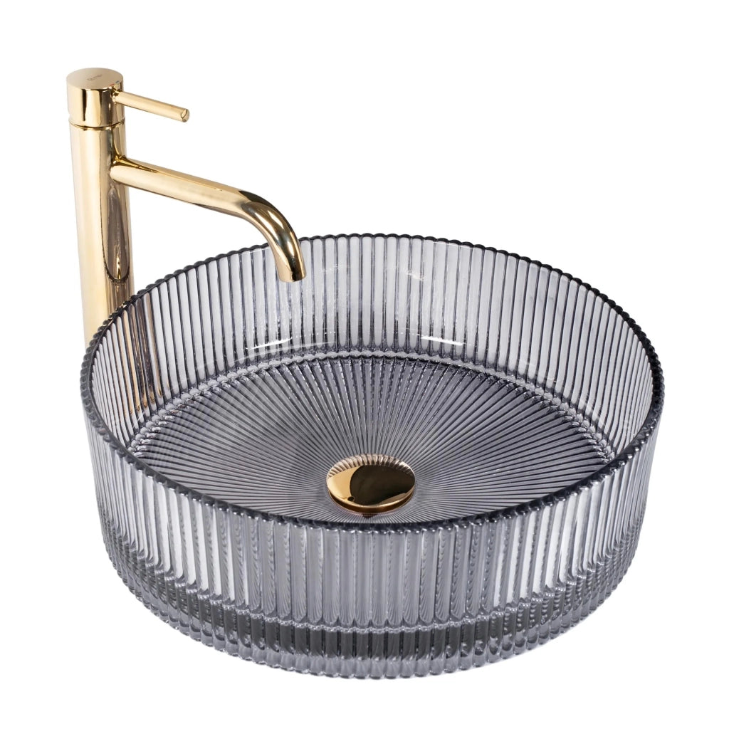 Lavabo Da Appoggio Rea Ingrid Grey