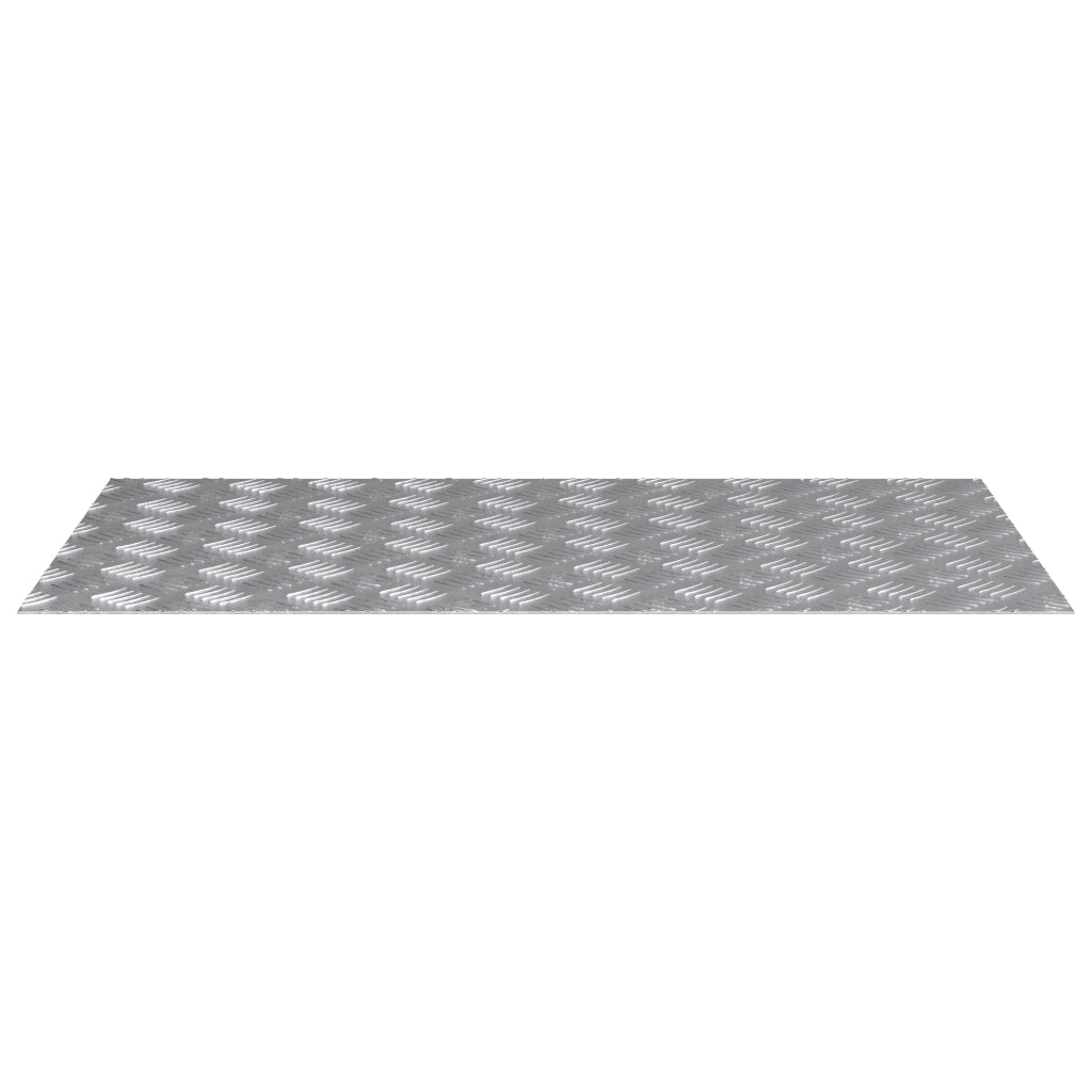 Piani in Alluminio a Scacchi 2 pezzi Antiscivolo 90x50 cm