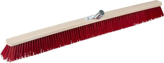 Bebè grande (larghezza 100 cm, colore rosso, senza manico, manico 27 mm, con setole in elastan e manico a viti)