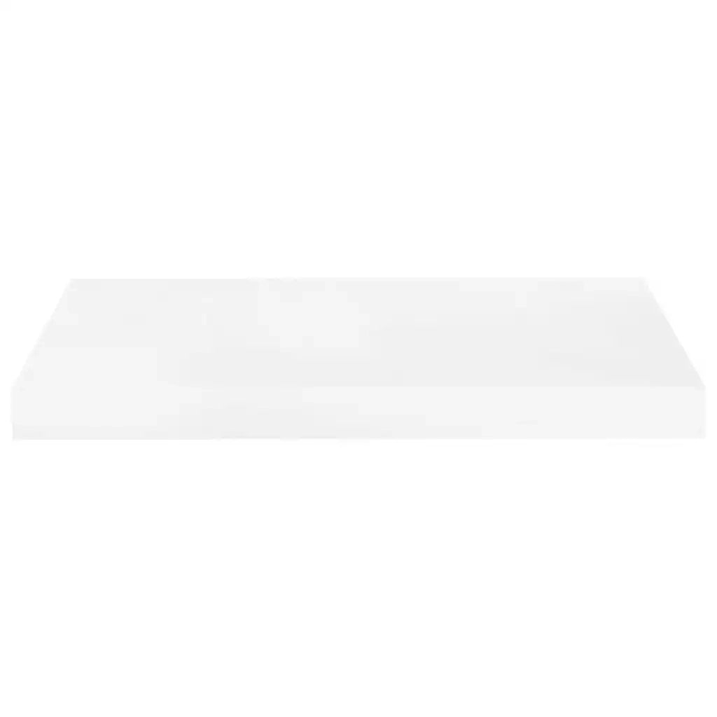 Scaffale a Parete Bianco Lucido 50x23x3,8 cm in MDF cod mxl 33275