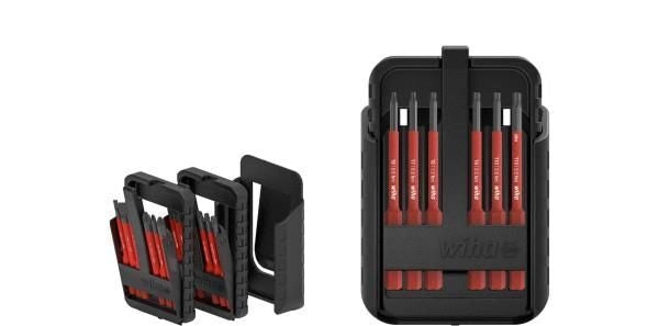 Wiha 43161 Set inserti slimBit electric TORX e TORX PLUS 13 pz isolati 1000 V AC compatibili speedE slimVario TorqueVario-S colore Nero