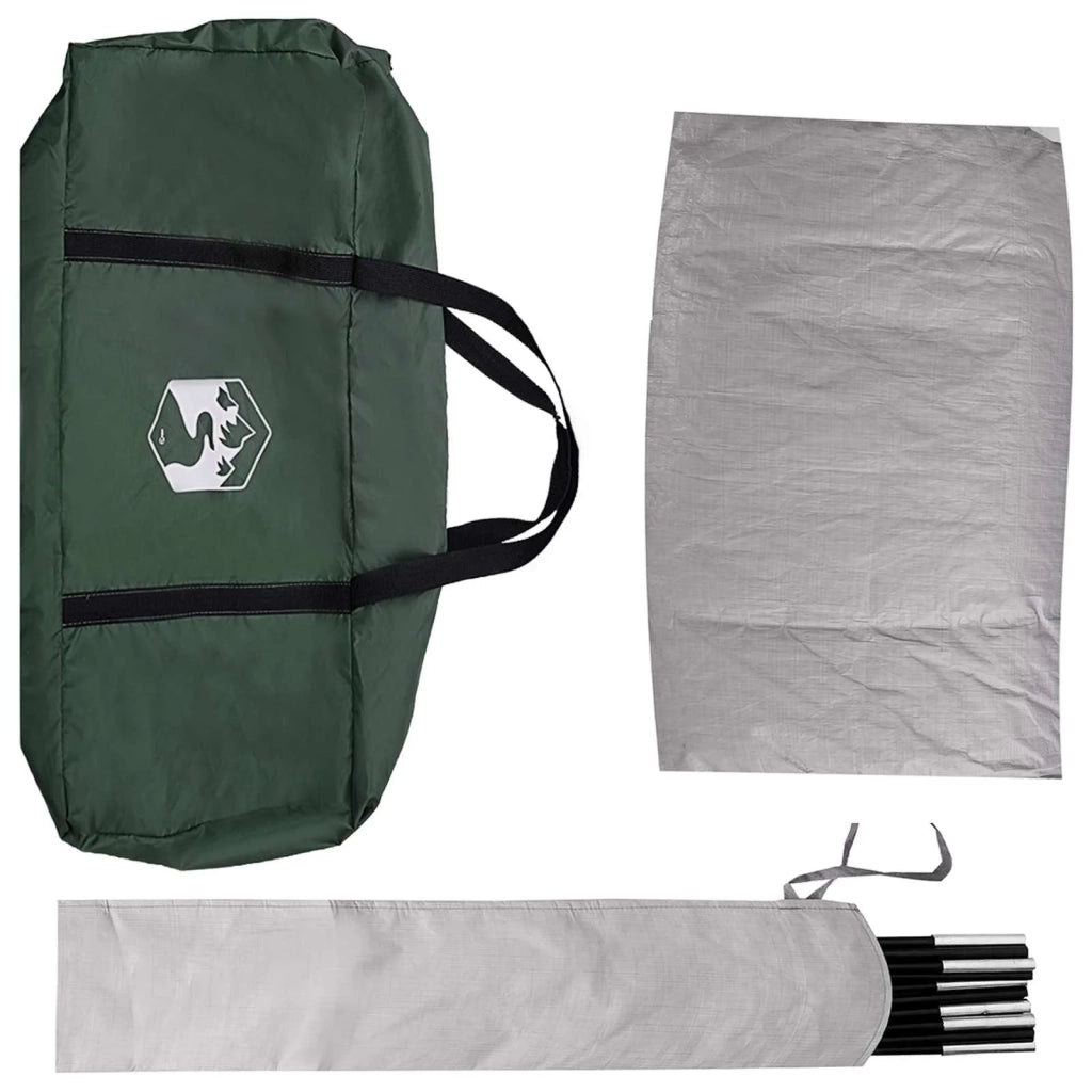 Tenda da auto con tetto Verde militare 200 x 170 x 170 cm 42028542