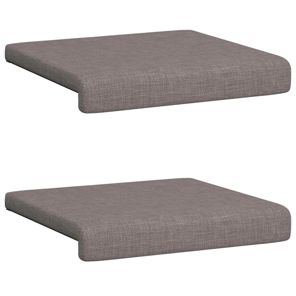 Cuscino per panchina 2 pcs Tessuto Tortora Profondità 35 cm 42043014