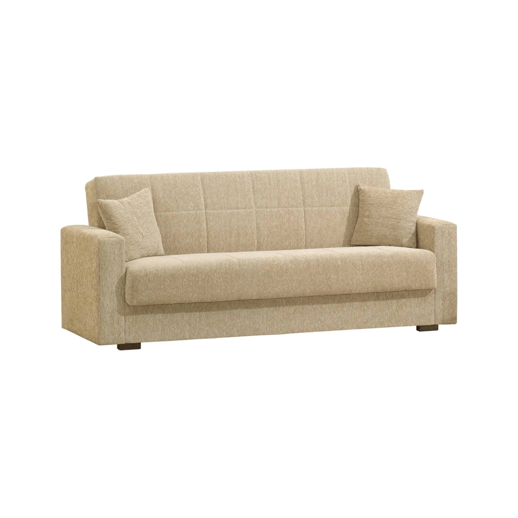 Divano letto 3 posti Ambrogino 80x87h cm, braccioli