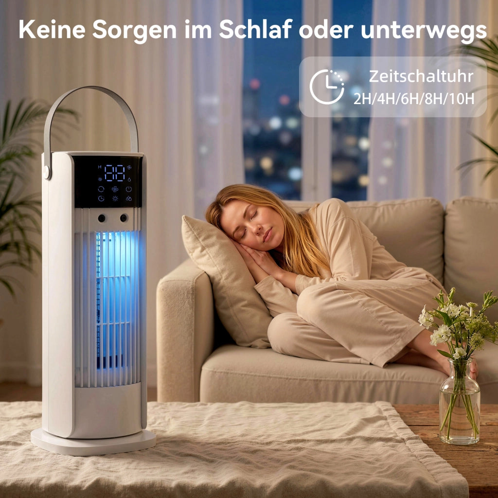 Ventilatore da Tavolo 40 cm con Nebulizzatore ¨C zephmum ¨C Grigio