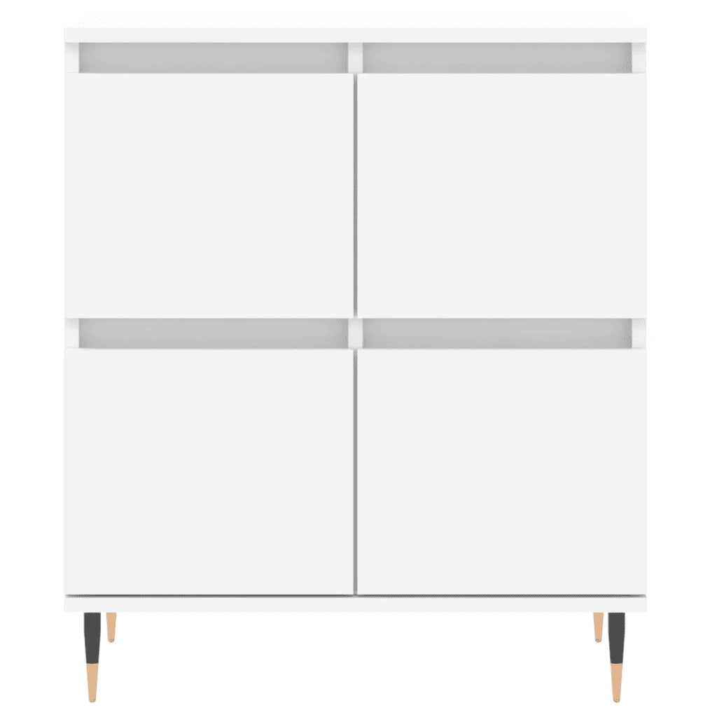 Credenza-Buffet-Armadio da cucina Bianca 60x35x70 cm in Legno Multistrato 420472