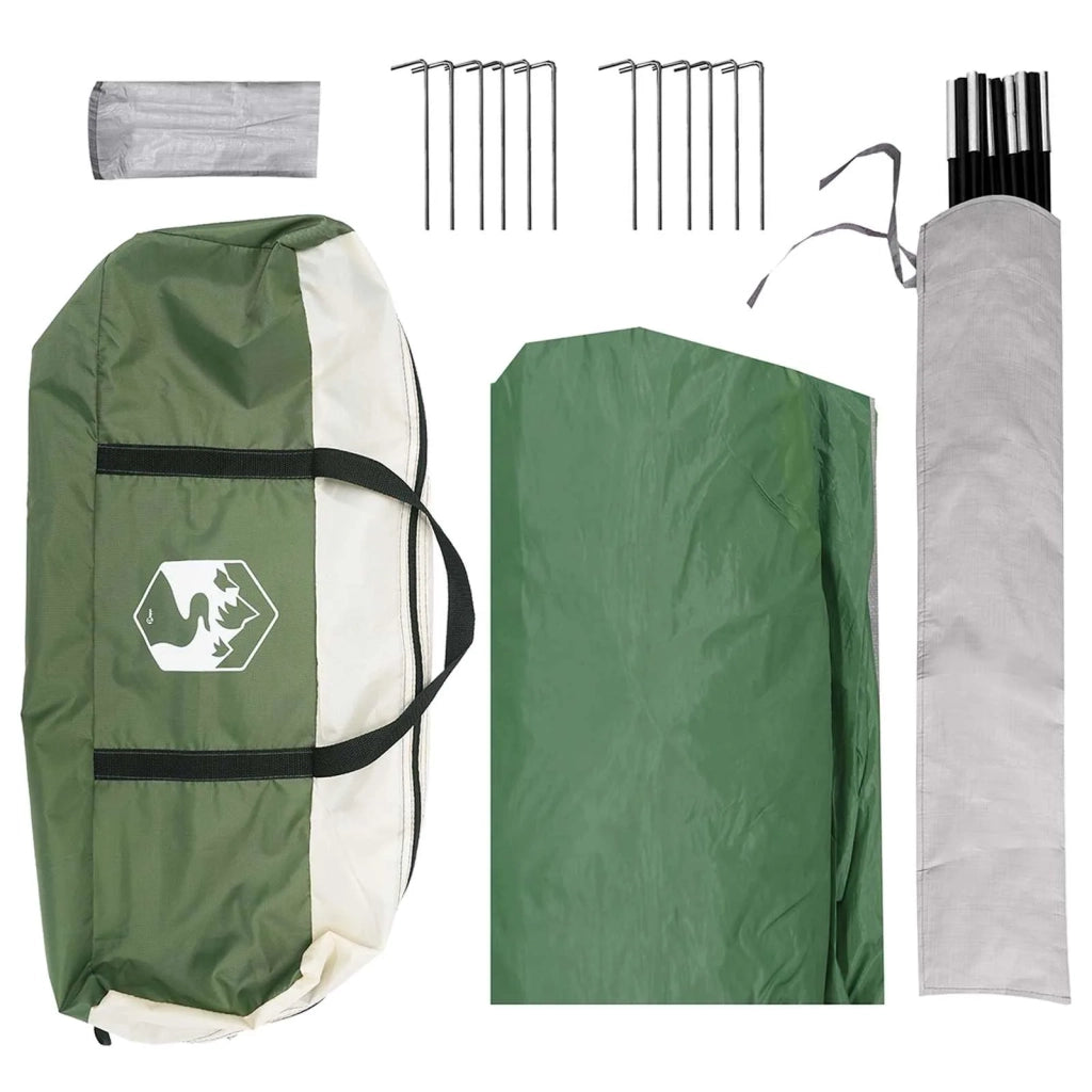 Tenda Party Verde 400 x 400 x 320 cm Poliestere e Acciaio 42028615