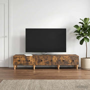 Mobile TV Rovere Fumo 147 x 34,5 x 30 cm Legno ingegnerizzato 894250