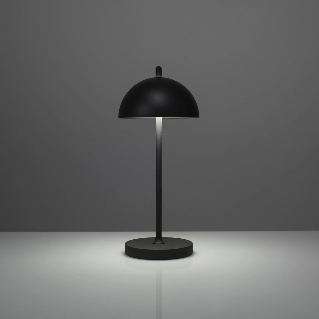 Lampada da tavolo ricaricabile DRAVEN nero