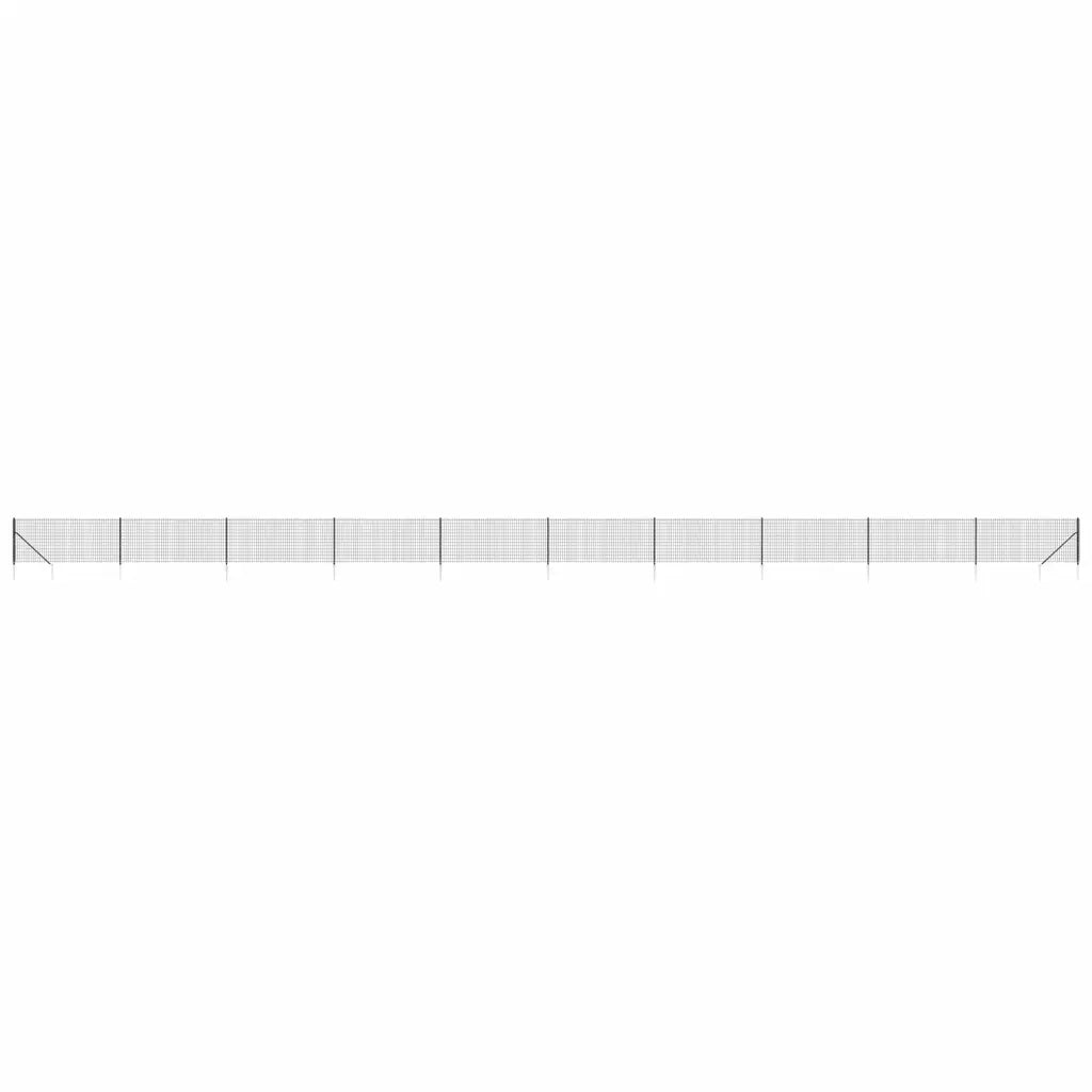 Recinzione Metallica con Picchetti Ancoraggio Antracite 0,8x25mcod mxl 80163