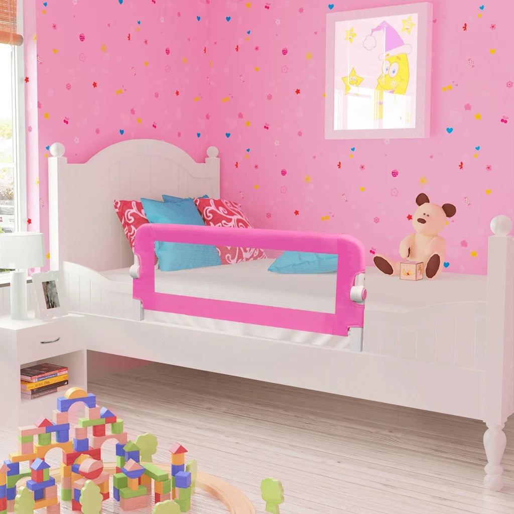 Barriera di Sicurezza per Letto Bambino 102 x 42 cm Rosa CFW5790661
