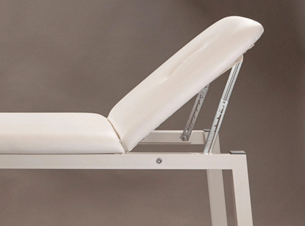Lettino da Massaggio Fisioterapia Fisso 2 Sezioni 190x65x78cm Benotti Innaloo Bianco