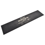 Tappetino da cucina lavabile design elegante morbido 300 x 60 cm antiscivolo velluto nero 02_0046052