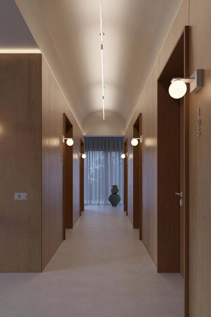Sphere Wall 9W Applique LED da esterno 3000K Nero Opaco - Faretto sferico 360° con elevato comfort visivo e CRI>90 - Beneito & Faure