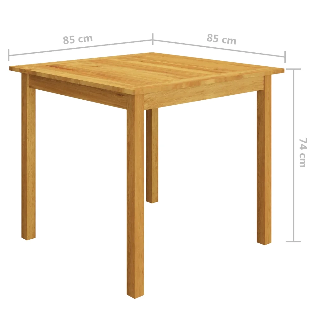 Set Mobili da Pranzo per Giardino 5 pz Nero cod mxl 36970